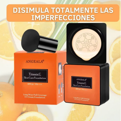 Beauty Cream - Base Cushion con Vitamina C y Protector Solar